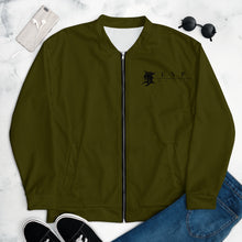 Load image into Gallery viewer, Men & Women’s CAMOUFLAGE GREEN Bomber Jacket