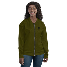 Load image into Gallery viewer, Men & Women’s CAMOUFLAGE GREEN Bomber Jacket
