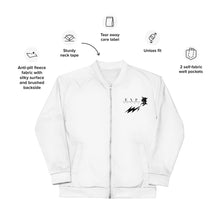 Load image into Gallery viewer, Men’s and Women’s LIGHTNING BOLT Bomber Jacket