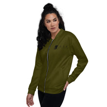 Load image into Gallery viewer, Men & Women’s CAMOUFLAGE GREEN Bomber Jacket
