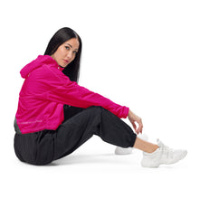 Load image into Gallery viewer, Women’s DRAGONFRUIT cropped windbreaker