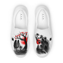 Load image into Gallery viewer, Women’s JAPAN “ENCHANTED GARDEN” slip-on canvas shoes