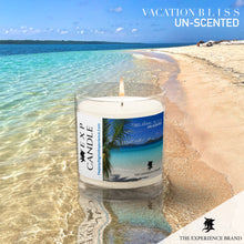 Load image into Gallery viewer, VACATION BLISS “Un-Scented” Glass jar soy wax candle