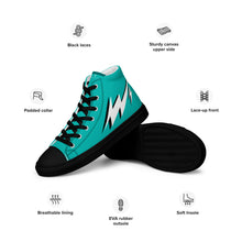 Load image into Gallery viewer, MIAMI BEACH 1 Men’s high top canvas shoes