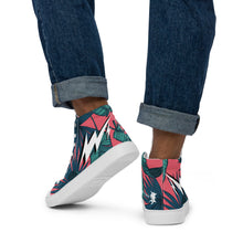 Load image into Gallery viewer, Men’s INFINITE ENERGY “FLORAL” high top canvas shoes