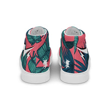 Load image into Gallery viewer, Men’s INFINITE ENERGY “FLORAL” high top canvas shoes