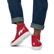 Load image into Gallery viewer, Men’s RED VISION high top canvas shoes