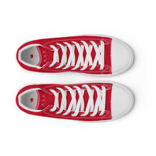 Load image into Gallery viewer, Men’s RED VISION high top canvas shoes