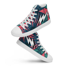 Load image into Gallery viewer, Men’s INFINITE ENERGY “FLORAL” high top canvas shoes