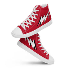 Load image into Gallery viewer, Men’s RED VISION high top canvas shoes