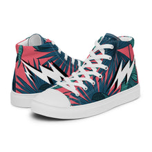 Load image into Gallery viewer, Men’s INFINITE ENERGY “FLORAL” high top canvas shoes