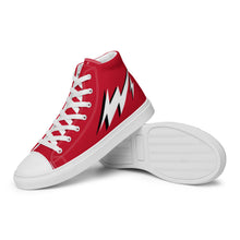 Load image into Gallery viewer, Men’s RED VISION high top canvas shoes