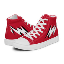 Load image into Gallery viewer, Men’s RED VISION high top canvas shoes