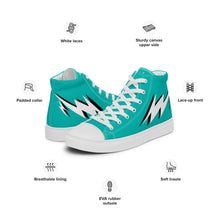 Load image into Gallery viewer, MIAMI BEACH 1 Men’s high top canvas shoes