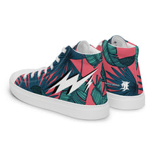 Load image into Gallery viewer, Men’s INFINITE ENERGY “FLORAL” high top canvas shoes
