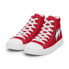 Load image into Gallery viewer, Men’s RED VISION high top canvas shoes