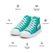 Load image into Gallery viewer, MIAMI BEACH 1 Men’s high top canvas shoes