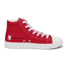 Load image into Gallery viewer, Men’s RED VISION high top canvas shoes