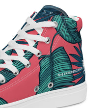 Load image into Gallery viewer, Men’s INFINITE ENERGY “FLORAL” high top canvas shoes