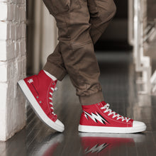 Load image into Gallery viewer, Men’s RED VISION high top canvas shoes