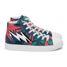 Load image into Gallery viewer, Men’s INFINITE ENERGY “FLORAL” high top canvas shoes