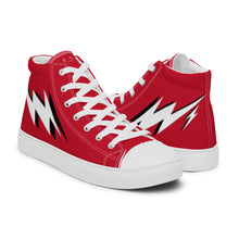 Load image into Gallery viewer, Men’s RED VISION high top canvas shoes