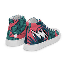Load image into Gallery viewer, Men’s INFINITE ENERGY “FLORAL” high top canvas shoes