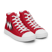 Load image into Gallery viewer, Men’s RED VISION high top canvas shoes