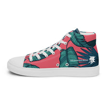 Load image into Gallery viewer, Men’s INFINITE ENERGY “FLORAL” high top canvas shoes