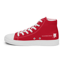Load image into Gallery viewer, Men’s RED VISION high top canvas shoes