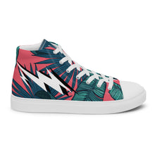 Load image into Gallery viewer, Men’s INFINITE ENERGY “FLORAL” high top canvas shoes