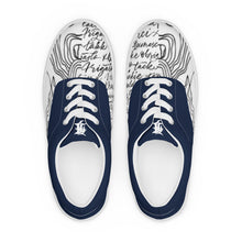 Load image into Gallery viewer, Men’s “THE MESSAGE” lace-up canvas shoes