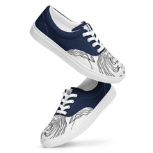 Load image into Gallery viewer, Men’s “THE MESSAGE” lace-up canvas shoes