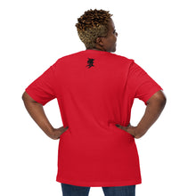 Load image into Gallery viewer, RED VISION “Frequency” Men’s and Women’s custom t-shirt