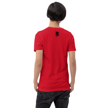 Load image into Gallery viewer, RED VISION “Frequency” Men’s and Women’s custom t-shirt