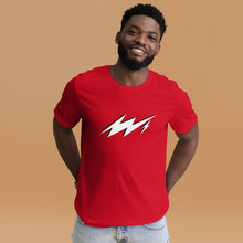 Load image into Gallery viewer, RED VISION “Frequency” Men’s and Women’s custom t-shirt