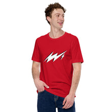 Load image into Gallery viewer, RED VISION “Frequency” Men’s and Women’s custom t-shirt