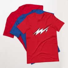 Load image into Gallery viewer, RED VISION “Frequency” Men’s and Women’s custom t-shirt