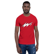 Load image into Gallery viewer, RED VISION “Frequency” Men’s and Women’s custom t-shirt