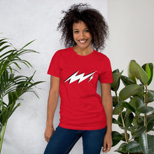 Load image into Gallery viewer, RED VISION “Frequency” Men’s and Women’s custom t-shirt