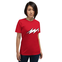 Load image into Gallery viewer, RED VISION “Frequency” Men’s and Women’s custom t-shirt