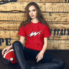 Load image into Gallery viewer, RED VISION “Frequency” Men’s and Women’s custom t-shirt