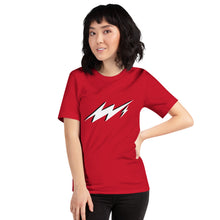 Load image into Gallery viewer, RED VISION “Frequency” Men’s and Women’s custom t-shirt