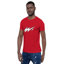 Load image into Gallery viewer, RED VISION “Frequency” Men’s and Women’s custom t-shirt