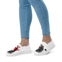 Load image into Gallery viewer, Women’s JAPAN “ENCHANTED GARDEN” slip-on canvas shoes