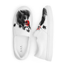 Load image into Gallery viewer, Women’s JAPAN “ENCHANTED GARDEN” slip-on canvas shoes