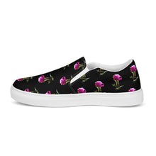 Load image into Gallery viewer, Women’s ROSES OF LOVE slip-on canvas shoes