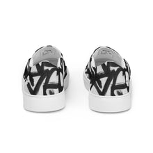 Load image into Gallery viewer, Men’s MAX-OLOGY “SCRIBBLE” By INFINITY COBRA: Men’s slip-on canvas shoes