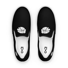 Load image into Gallery viewer, Men’s MAX-OLOGY “COBRA NOIR” By INFINITY COBRA: The Men’s slip-on canvas shoes