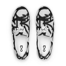 Load image into Gallery viewer, Men’s MAX-OLOGY “SCRIBBLE” By INFINITY COBRA: Men’s slip-on canvas shoes